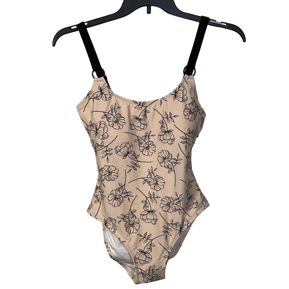 Calvin Klein Floral Printed One-Piece Swimsuit US 8 - Picture 1 of 11